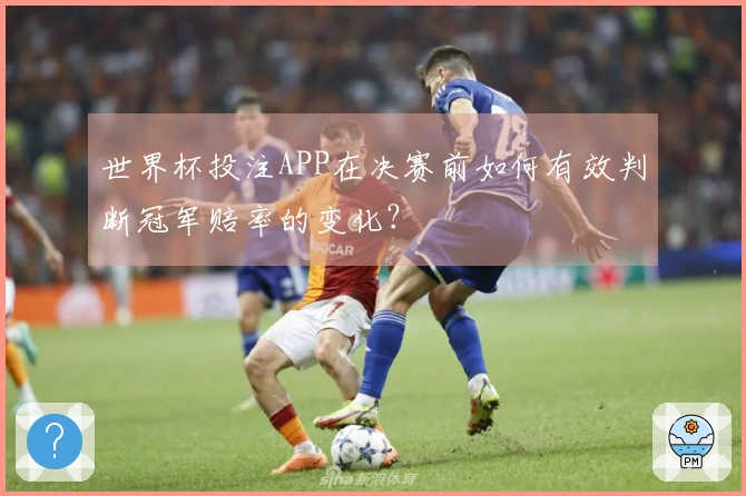 世界杯投注APP在决赛前如何有效判断冠军赔率的变化?