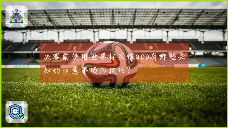 决赛前使用世界杯买球app有哪些必知的注意事项和技巧?